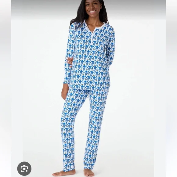 Roller Rabbit Monkey PJ’s - Picture 3 of 3